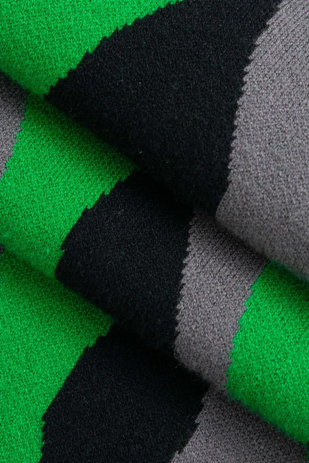 Knit Color Block Mini Dress