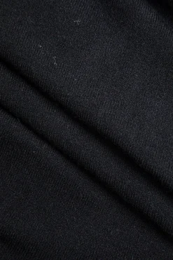 Knit Contrast Whipstitching Dress