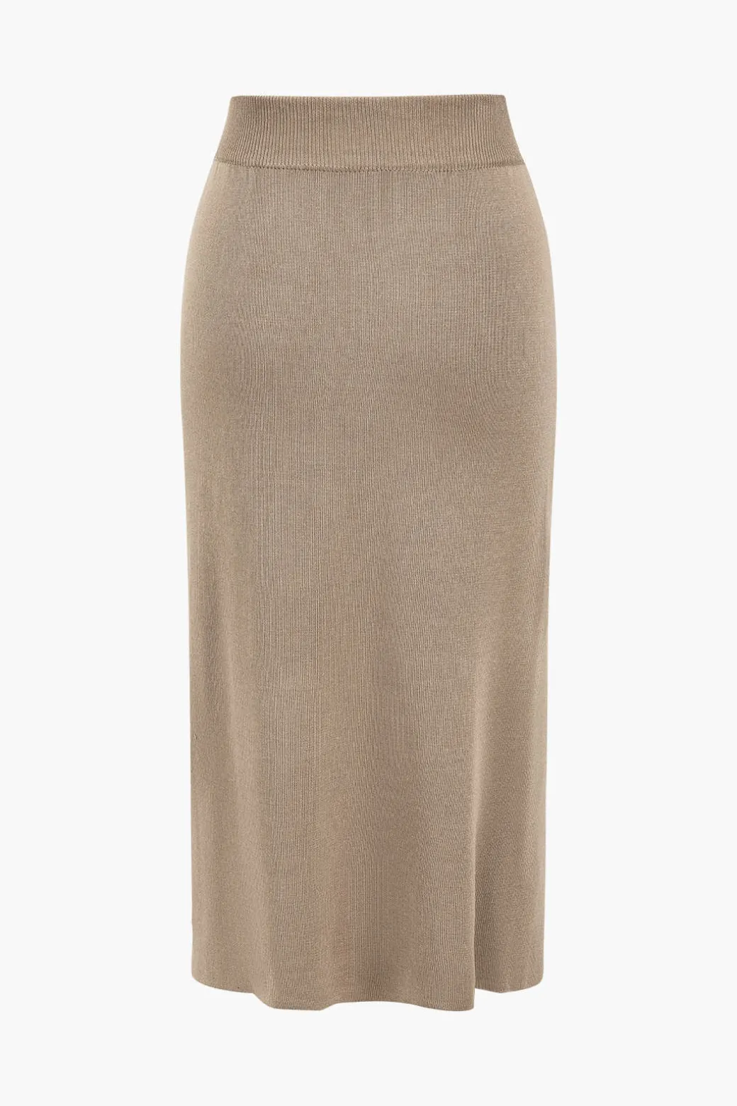 Knit Gigot Sleeve And Skirt Set