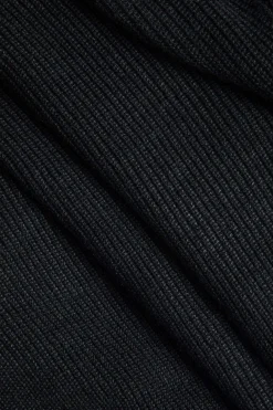 Knit Patchwork Sweater Long-Sleeve Top