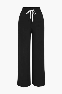 Knit Straight Leg Trousers