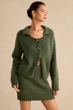 Knitted High Waist Skirt