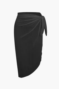 Knot Split Sheer Cover Up