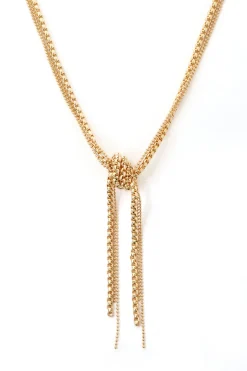 Knotted Tassel Necklace