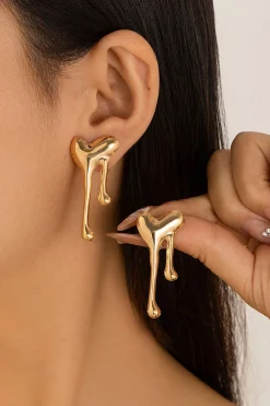 Lava Irregular Geometric Earrings