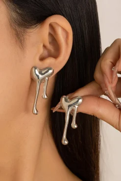 Lava Irregular Geometric Earrings