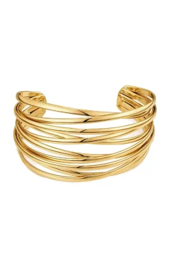 Layered Wire Cuff Bangle
