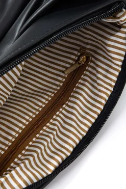 Leather Bow Clutch Bag