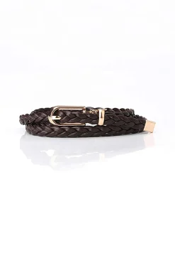 Leather Woven Waist Belt