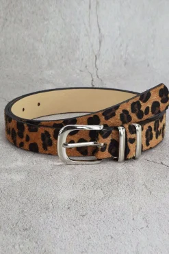 Leopard Print Belt