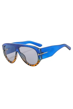 Leopard Print Frame Sunglasses