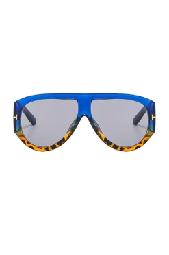 Leopard Print Frame Sunglasses