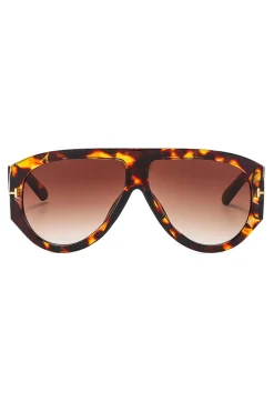 Leopard Print Frame Sunglasses