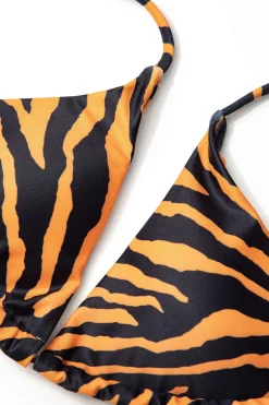 Leopard Print Tied Bikini Set