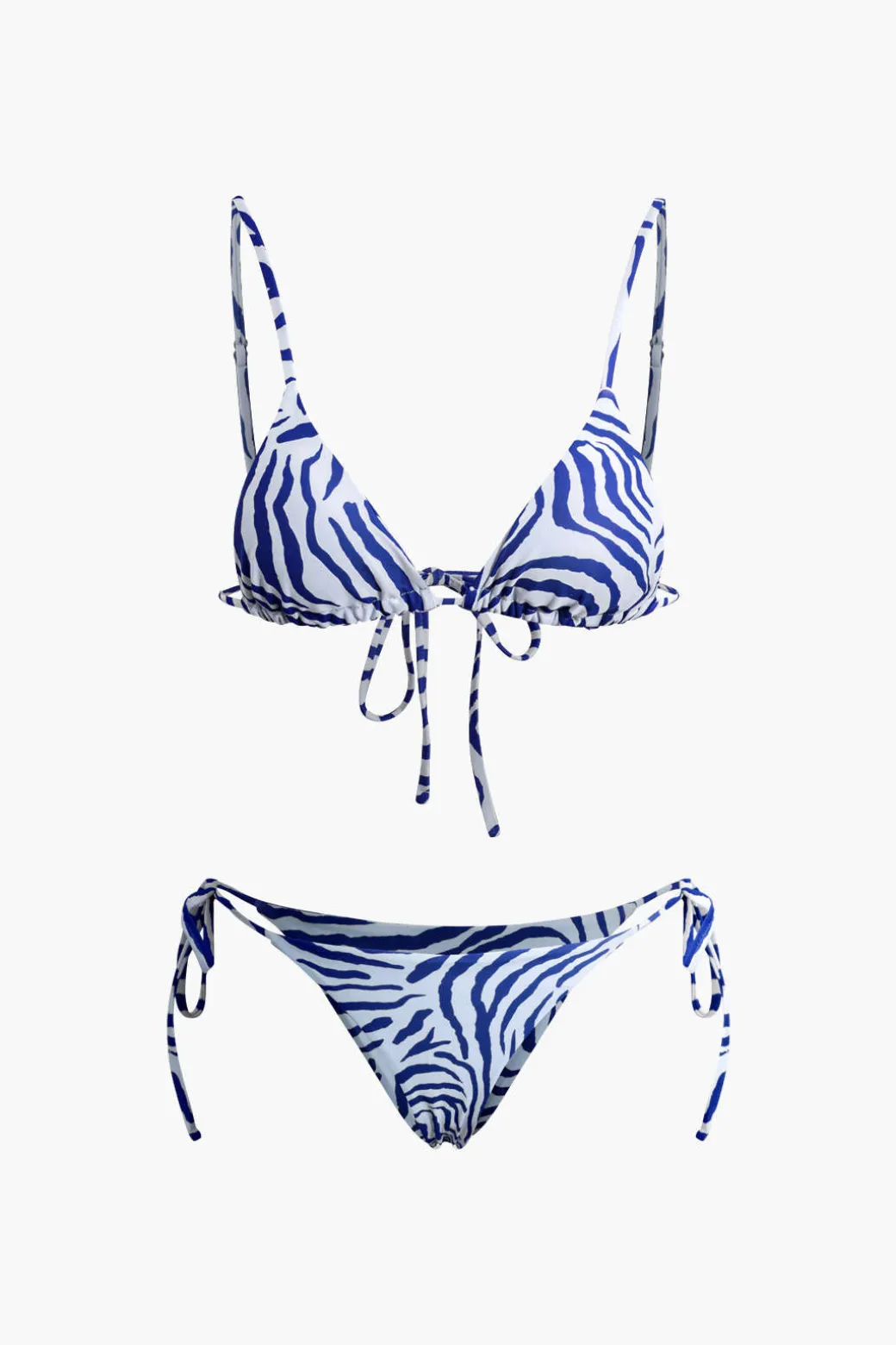 Leopard Print Tied Bikini Set