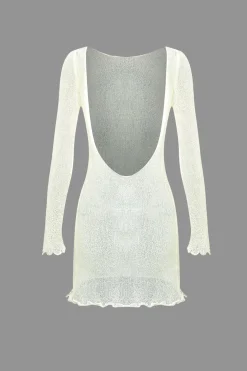 Lettuce Trim Backless Cover Up