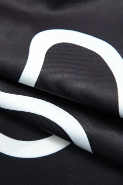 Line Print Straight Leg Pants