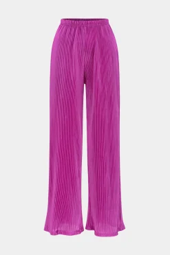 Long-Sleeve Top And High Waist Wide Leg Trousers Set