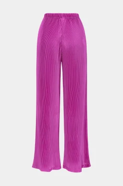 Long-Sleeve Top And High Waist Wide Leg Trousers Set
