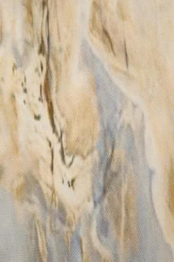 Marble Print High Waisted Full-length Straight Leg Pants