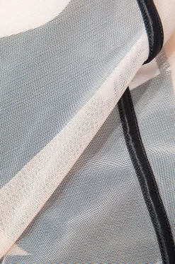 Mesh Backless Sheer Sleeveless Bodysuit