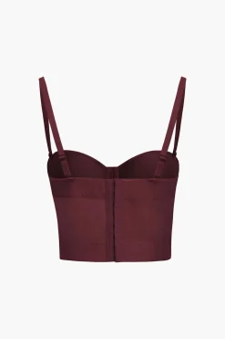 Mesh Underwire Bustier Top