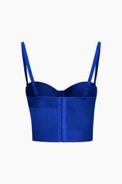 Mesh Underwire Bustier Top