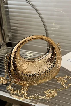 Metal Chain Cross-Body Bag