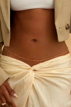 Metal Double Layer Waist Chain