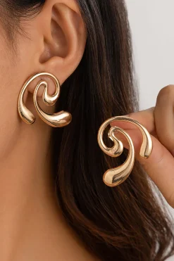 Metal Geometric Earrings