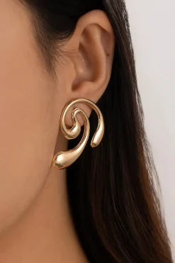 Metal Geometric Earrings