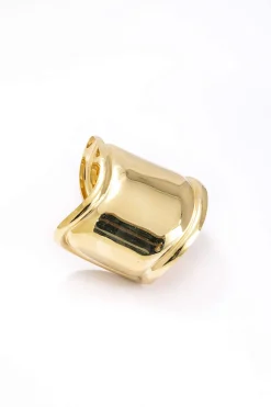 Metal Geometric Wide Bracelet