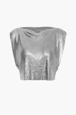 Metallic Glitter Tank Top