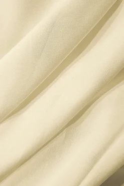 Mock Neck Cut Out Pleated Maxi Dress