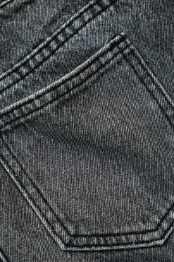 Multi Pocket Denim Mini Cargo Skirt