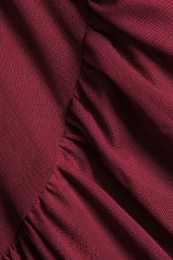 Multilayer Ruffle Slip Maxi Dress