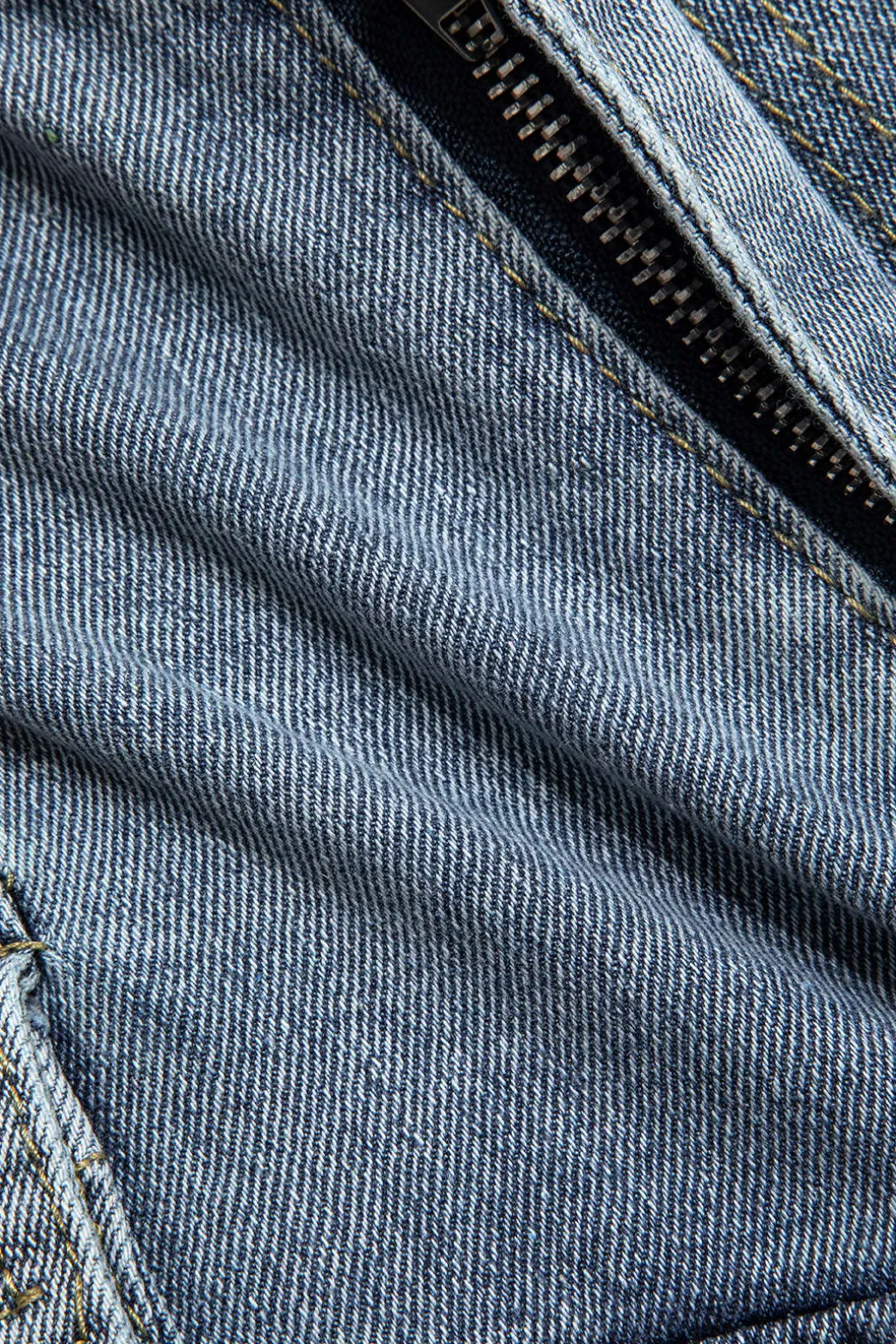 Multi-Pocket Denim Cargo Shorts