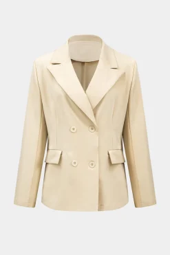 Notched Lapel Blazer And Trouser Sets