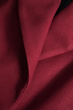 Notched Lapel Buttoned Blazers With Fake Pockets
