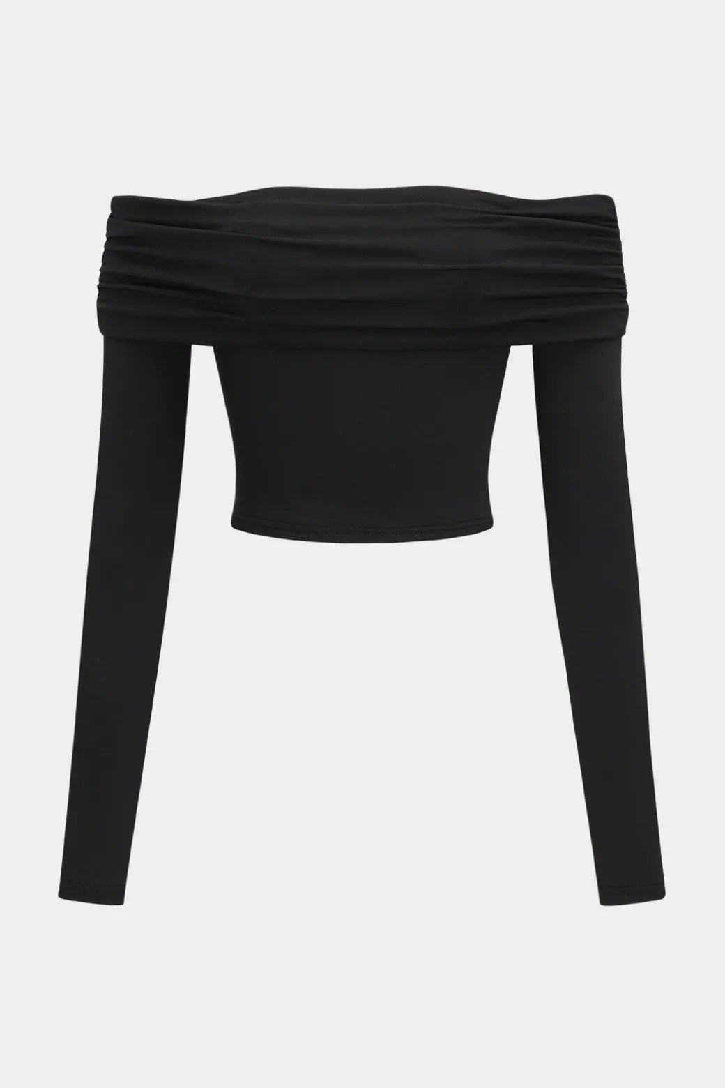 Off Shoulder Long Sleeve Top And Skirt Set