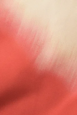 Ombre High Waisted Satin Straight Leg Pants