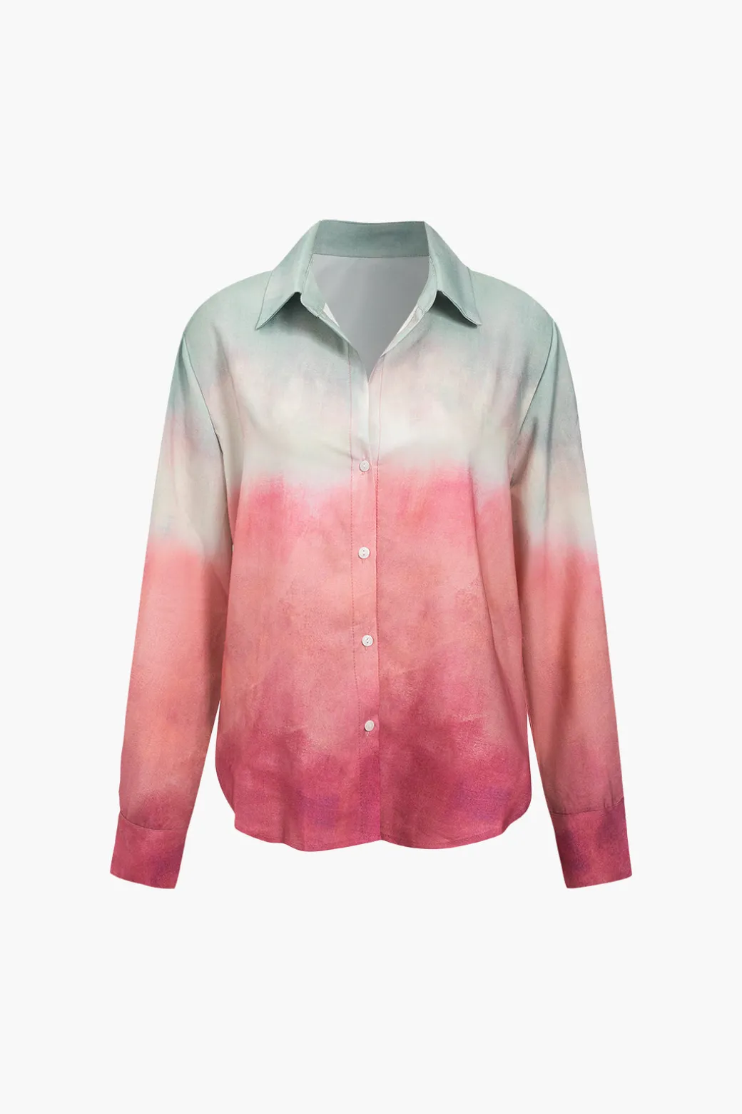Ombre Long Sleeve Shirt