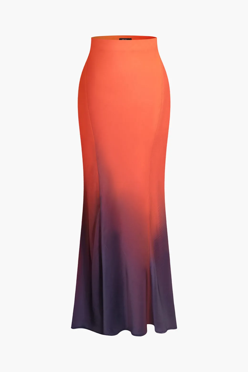 Ombre Mermaid Maxi Skirt