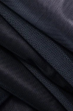 Ombre Mesh Sleeveless Midi Dress