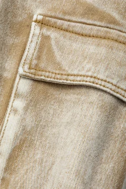 Ombre Multi Pocket Wide Leg Cargo Jeans