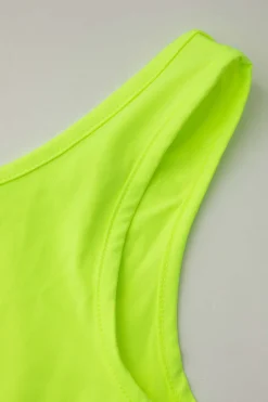 One Shoulder Tank Top And Twist Detail Skirt Set
