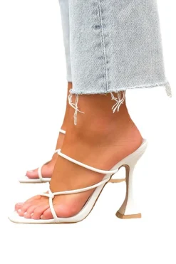 Open Toe Ankle-strapless High Heels