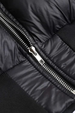 Padded Zipper Cropped Puffer
