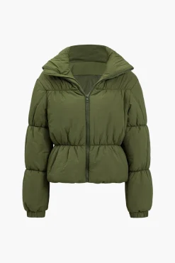 Padded Zipper Puffer