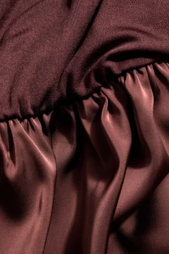 Patchwork Satin Bodysuit